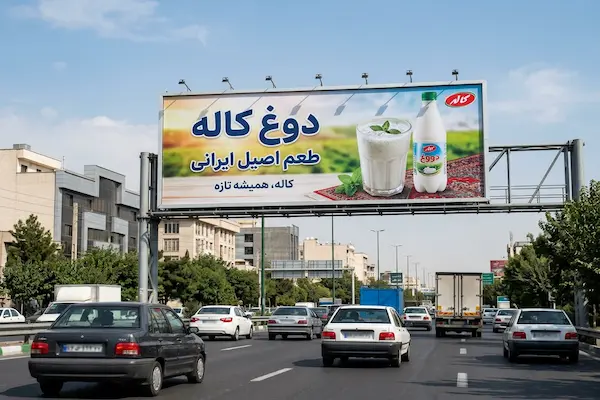 بیلبورد تبلیغاتی چیست؟ راهنمای جامع تبلیغات بیلبورد، انواع، مزایا و کاربردها 9 بیلبورد تبلیغات کاله