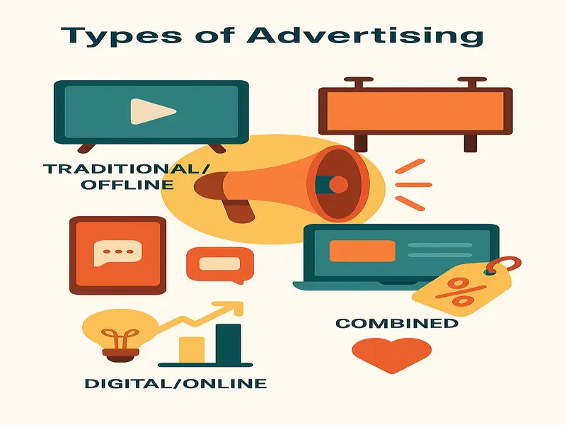 انواع تبلیغات